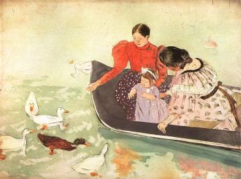 Mary Cassatt : Feeding the Ducks